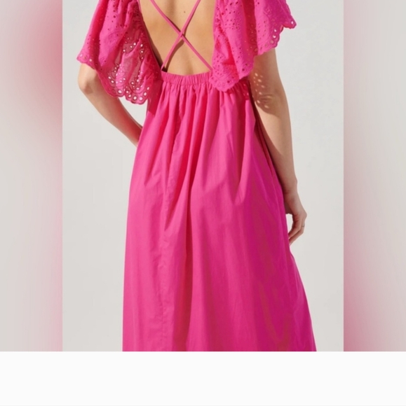 Barbie Princess Party Festival Maternity Summer Baby Shower Hot Pink Maxi Dress - Picture 8 of 9